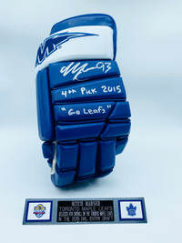 Mitch Marner Autographed Toronto Maple Leafs	Glove 