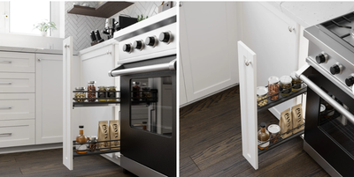 Vibo Galaxy Base Cabinet Pullout, 9", Left Side Mounted, View more