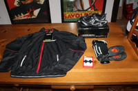 NEW LG Louis Garneau shoes jacket booties MANTEAU VELO cycling