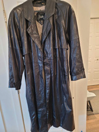Manteau long cuir Hommes & Femmes / Long Leather Coat
