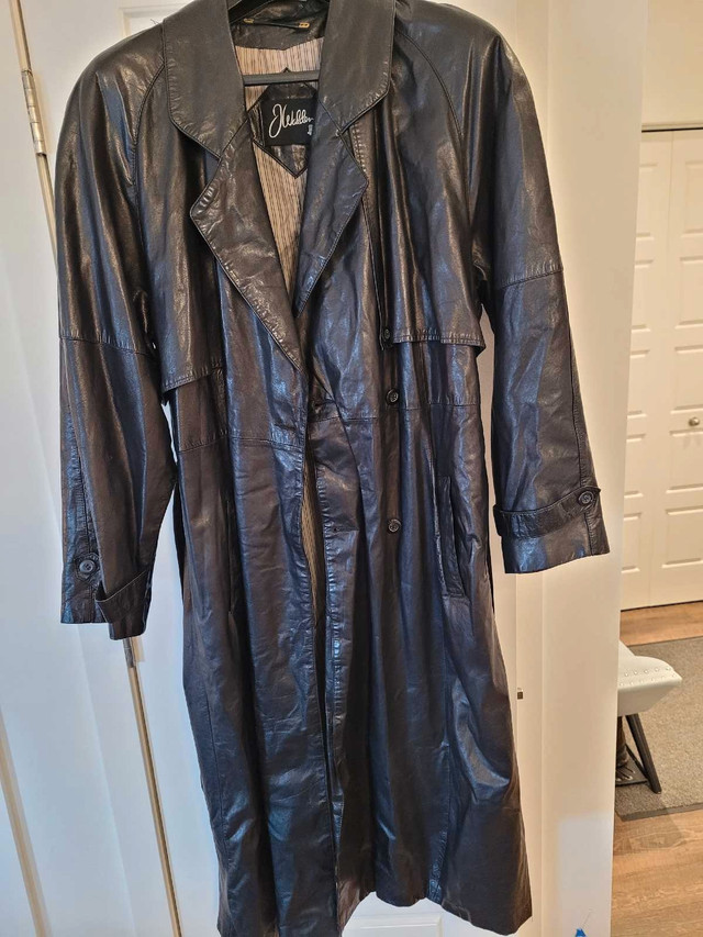 Manteau long cuir Hommes & Femmes / Long Leather Coat dans Hommes  à Laurentides