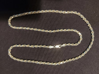 Necklace MJI silver 92.5 26g 24 inch