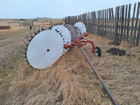 Inland 5 wheel hay rake