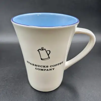 Starbucks Coffee Company Mug Cup 2006 White Blue Tall Read You Have Great Taste! Pick Up Only In She...