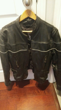 Leather Motorcycle Jacket (Ladies)