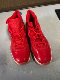 Jordan 11 Red and White