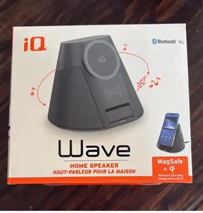 iQ Wave Bluetooth Home Speaker with MagSafe (qty:2), View more