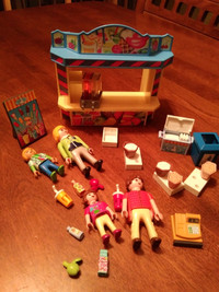 Playmobil -Stand de friandises avec figurines