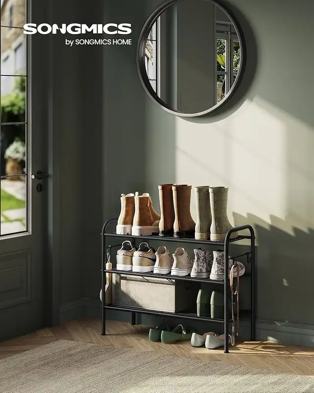 LMR068B01 Shoe Rack, Slim, Space Saving, Entryway, Stylish, Larg in Home Décor & Accents in Markham / York Region - Image 2
