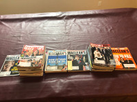 LOT of 117 Macleans magazines 