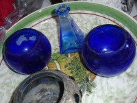 Cobalt Blue Vases $15. For all 4