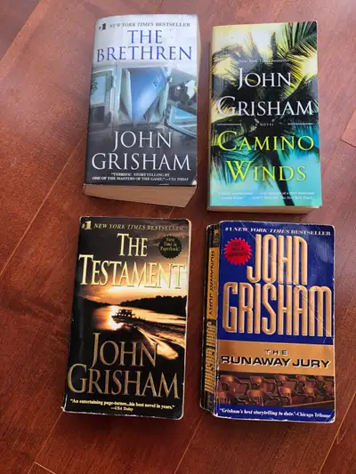 Four (4)  JOHN GRISHAM  - Softcover Books, View more