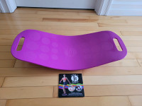 SimplyFit Balance & Fitness Board with CD. Good Condition 