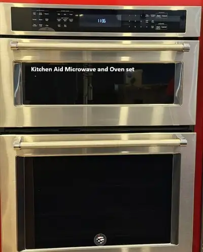 Kitchen Aid built-in Microwave and Electric Oven combo, View more