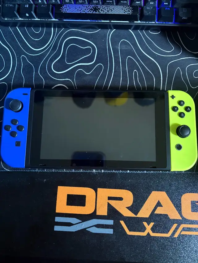Nintendo Switch With carrying case and games