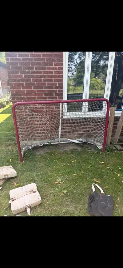 Regulation size hockey net, View more