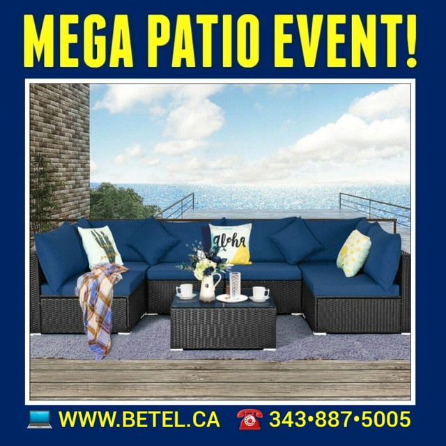 SPRING SALE | OUTDOOR PATIO SETS | FREE SHIPPING in Patio & Garden Furniture in City of Toronto