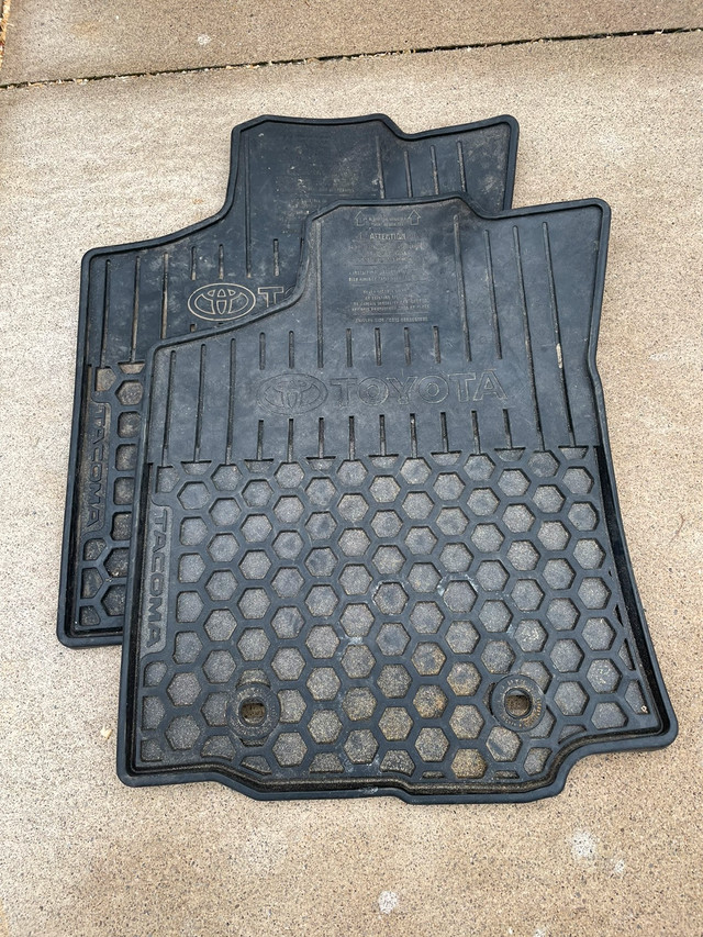 Toyota Tacoma rubber mats  in Other Parts & Accessories in Hamilton - Image 2