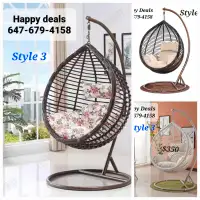 Egg hanging Swing chair-Wide range - Many styles/sizes/,prices 