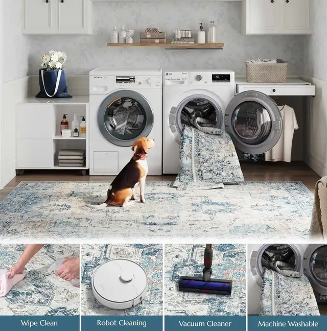 JINCHAN Area Rug 9x12 (New)62854395448195122