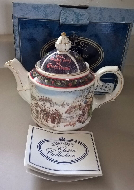 Sadler England Twelve Days of Christmas Teapot Arts & Collectibles