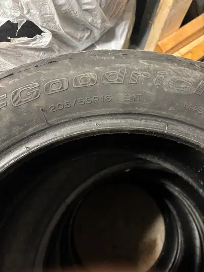 In good condition plenty of thread left, only used for one season. $100 for tires, $50 for rims. Pri...