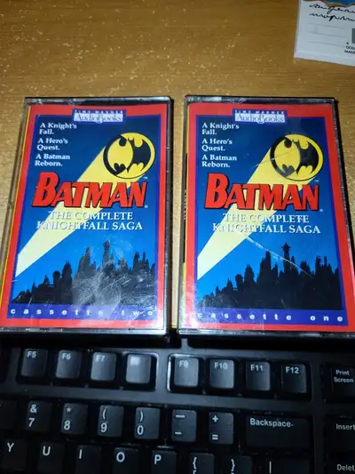 Batman Knightfall Saga & Superman Lives -Two Cassette Audiobooks, View more