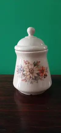 Vintage Canada pottery cannister