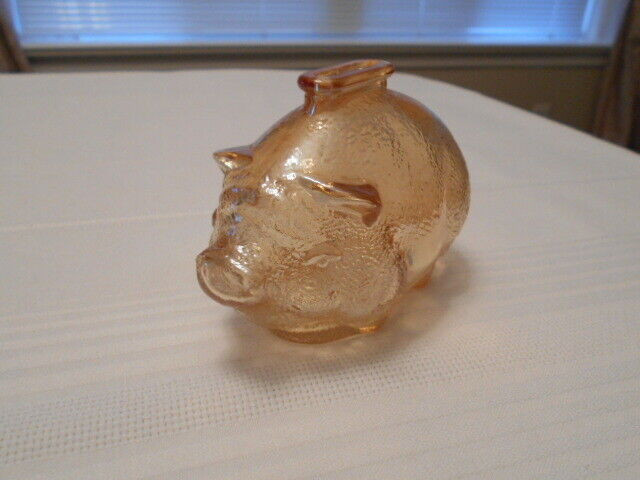 Carnival Glass Piggy Bank in Arts & Collectibles in City of Toronto - Image 3