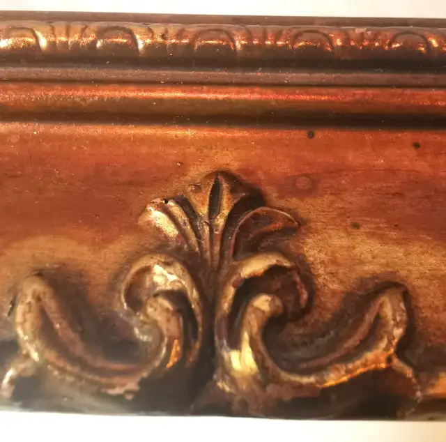 Mirror Wood Guilded with Bronze and Gold Tones Vintage 1977 Made in Home Décor & Accents in Markham / York Region - Image 5