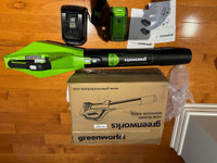 Greenworks leaf Jet Blower, 2.0 Ah Battery and Charger Included 