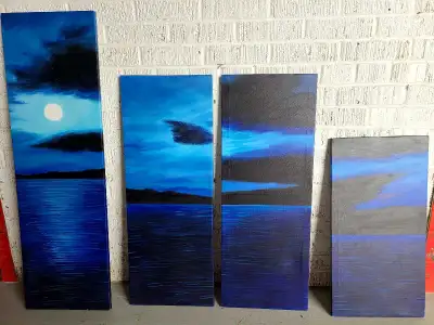 4-panel canvas wall art, View more