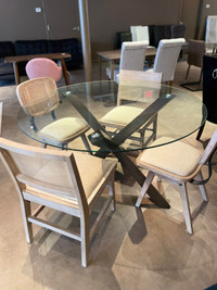 SALE! ROUND GLASS TABLE