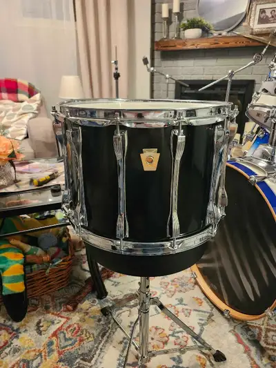 Rare Ludwig Classic 14" x 10" Deep rock maple snare drum., View more