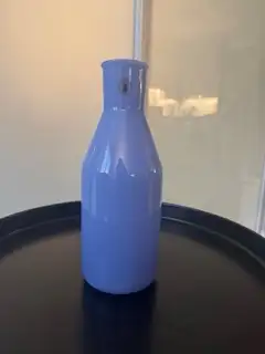 IKEA TESAMMANS Blue Glass Carafe, View more