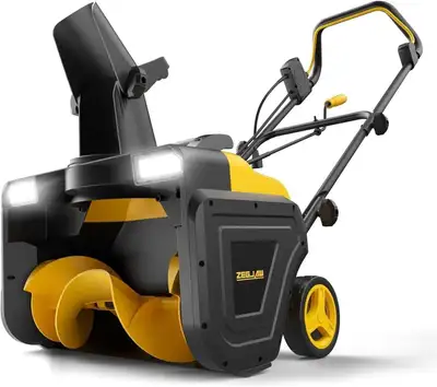 ZegJJAW Cordless Snow Blower, View more