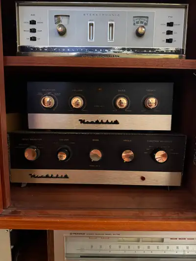Vintage Heathkit EA-2 and SA-2 integrated Tube Amplifiers, View more