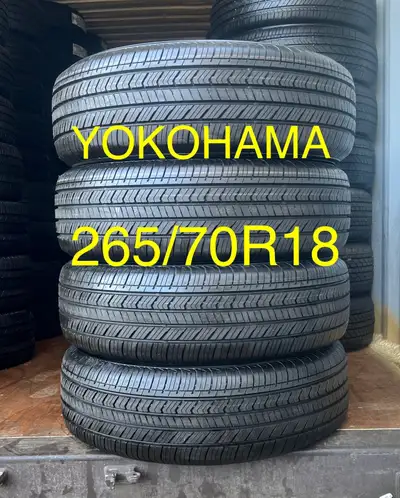 265/70R18 Yokohama Geolander X-CV G057 ** NO INSTALL SERVICE ** I DO NOT OFFER INSTALLATION ** 4 NEW...