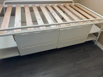 single bed frame with large storage , View more