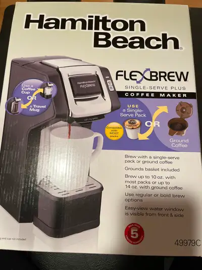 Coffee Maker- Hamilton Beach Flex Brew, View more