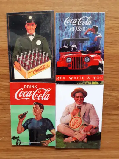4 Aimant pour réfrigérateur Hommes coca-cola, View more