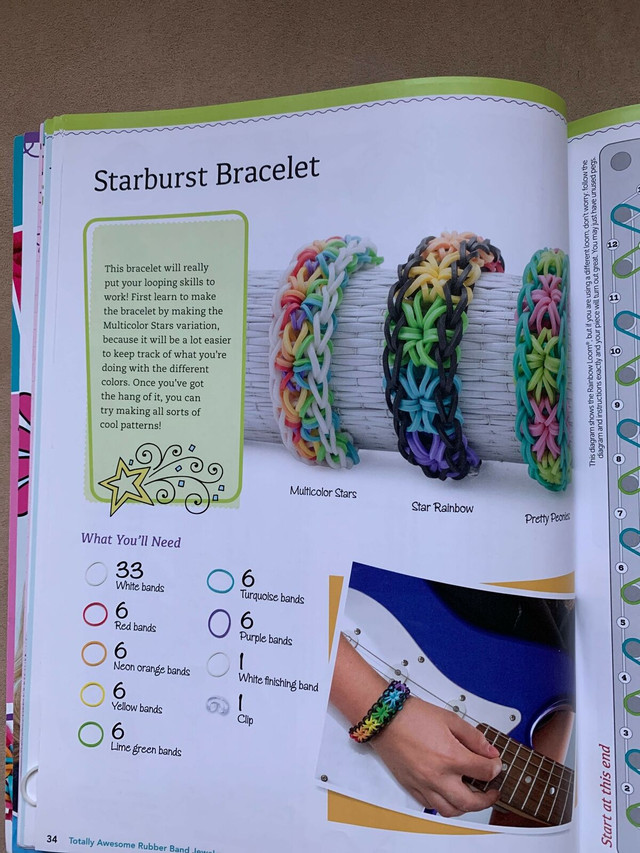 Rainbow Loom with Rubber Band Jewelry Book in Hobbies & Crafts in London - Image 4