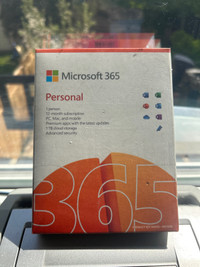 Sealed Microsoft 365 Year Long Subscription 