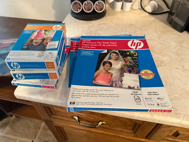 HP Premium Photo Paper in Printers, Scanners & Fax in Barrie - Image 2