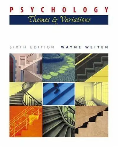Weiten, Dr. Wayne 6th (sixth) edition. 2003 edition. ISBN: 0-534-59769-6 https://www.book-info.com/i...