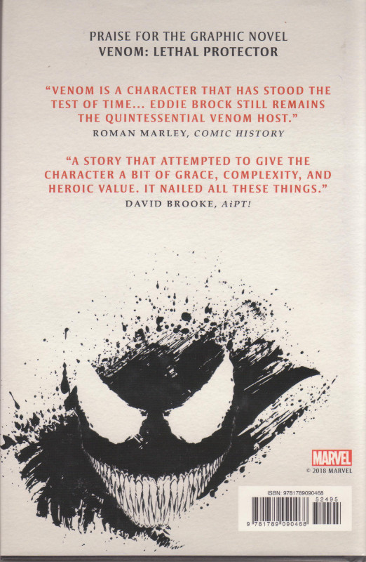 Marvel Comics - Venom: Lethal Protector - Hardcover Book. in Comics & Graphic Novels in Peterborough - Image 2
