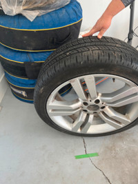 Set Of Four Summer Tires with Rims Mercedes GLK