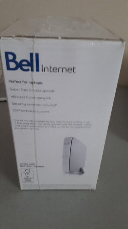 NEW Bell wireless home network Internet kit with modem, cables in Networking in Chatham-Kent - Image 2
