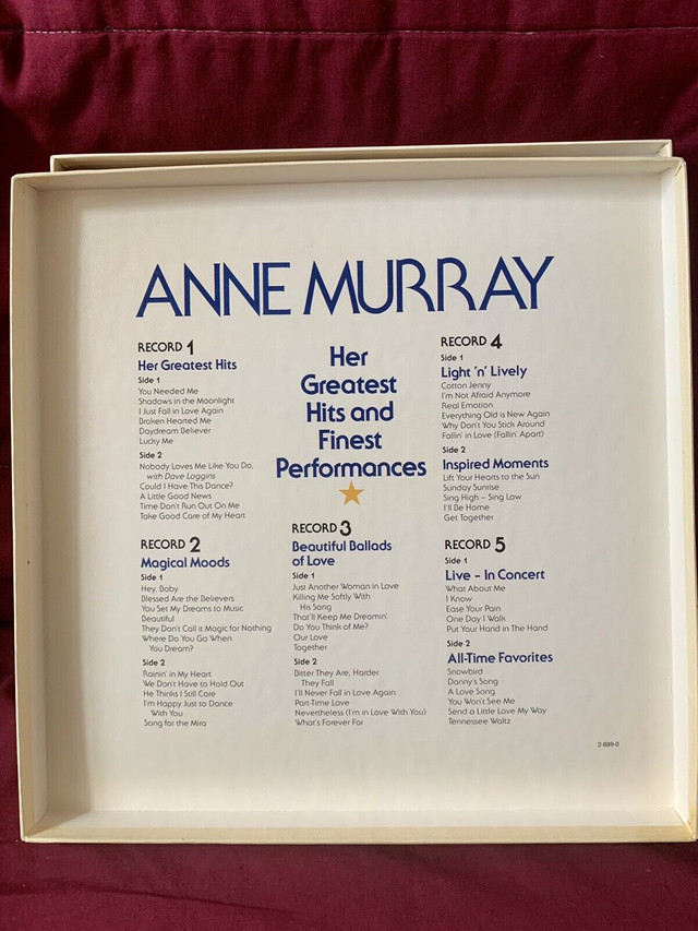 Anne Murray - Reader’s Digest ( 5 Lp Box Set ) in Arts & Collectibles in Mississauga / Peel Region - Image 2