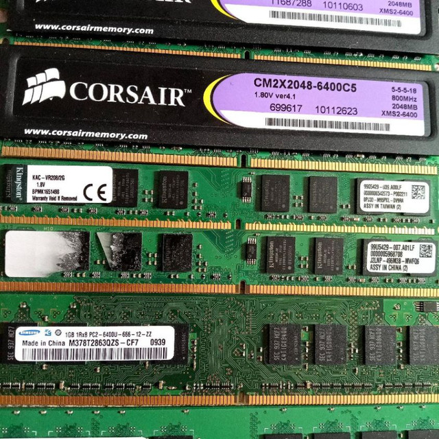 DDR2 - DESKTOP & LAPTOP RAM for sale ... in System Components in Winnipeg